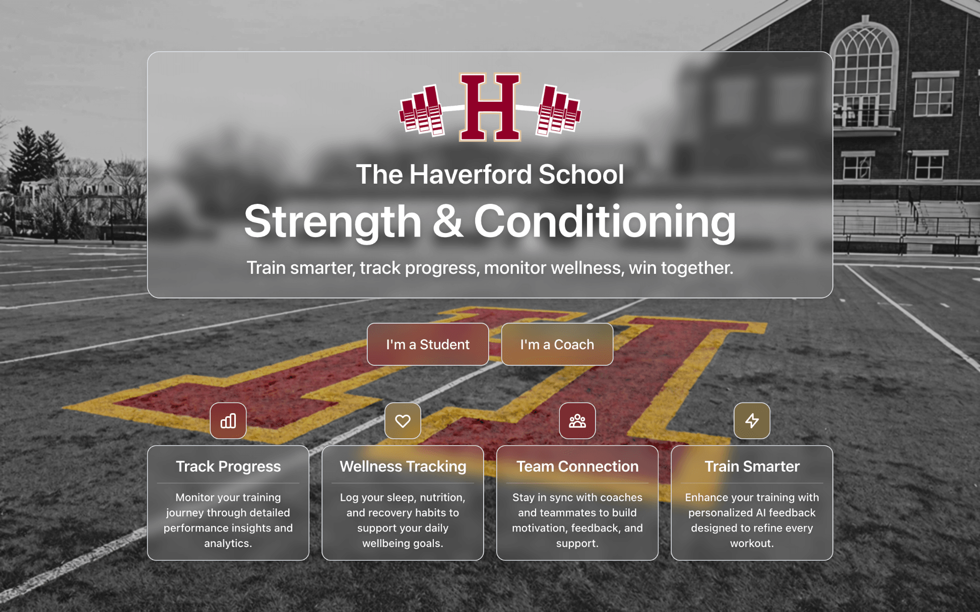 Haverford Fitness App